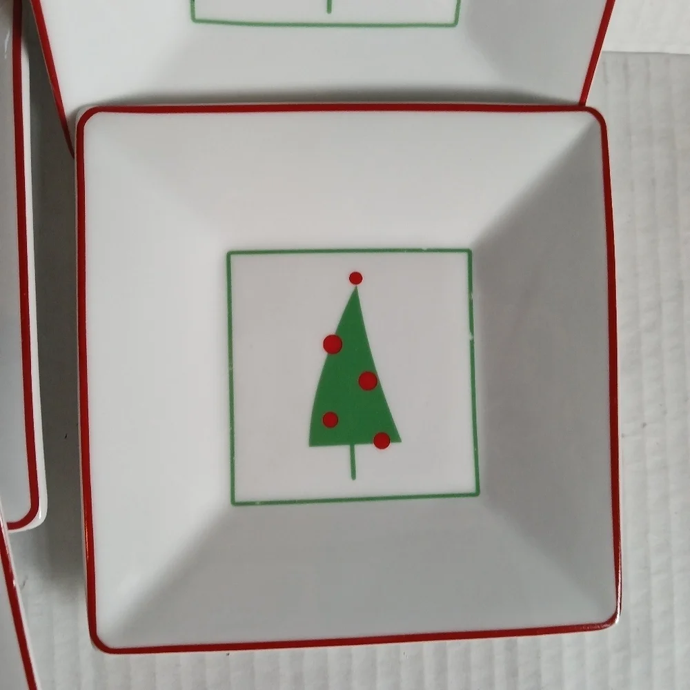 CRATE & BARREL Red Green 5.5